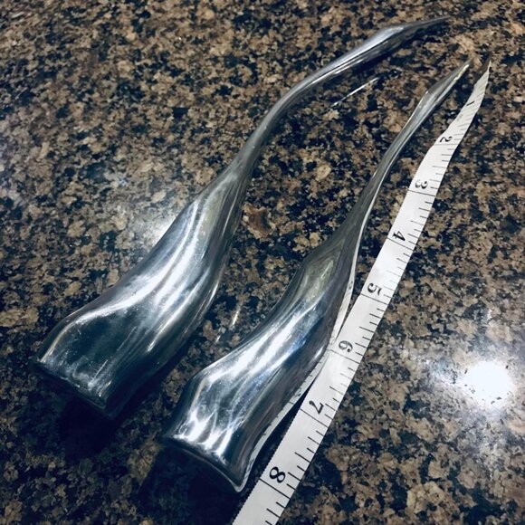 ⬇️PRICE DROP FOR CCO!⬇️ Vintage Hoselton recycled aluminum goose/crane figurines - Picture 6 of 9